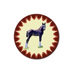 Foal Rubber Round Coaster (4 pack)