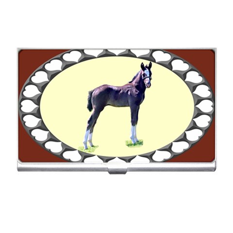 Foal Business Card Holder from ArtsNow.com Front