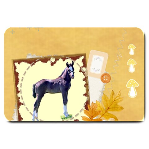 Foal Large Doormat from ArtsNow.com 30 x20  Door Mat