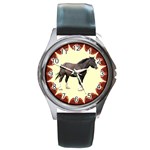 Clydesdale Round Metal Watch