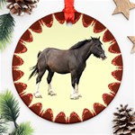 Clydesdale Ornament (Round)