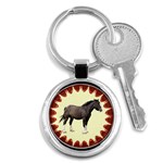 Clydesdale Key Chain (Round)