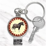Clydesdale Nail Clippers Key Chain