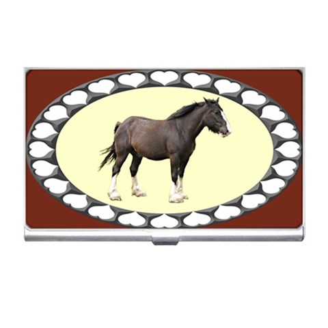 Clydesdale Business Card Holder from ArtsNow.com Front