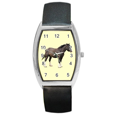 Clydesdale Barrel Style Metal Watch from ArtsNow.com Front