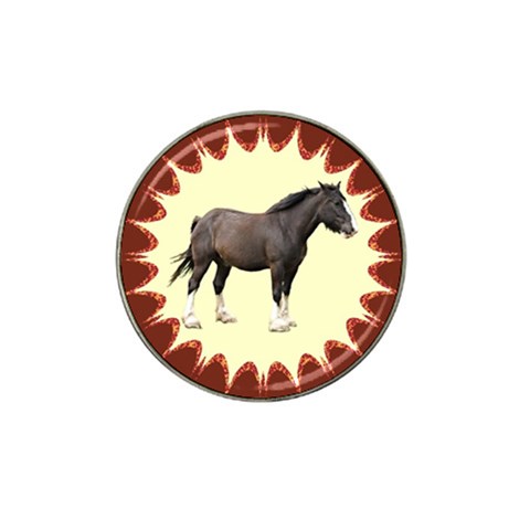 Clydesdale Hat Clip Ball Marker (10 pack) from ArtsNow.com Front