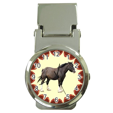 Clydesdale Money Clip Watch from ArtsNow.com Front