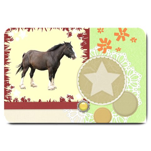 Clydesdale Large Doormat from ArtsNow.com 30 x20  Door Mat