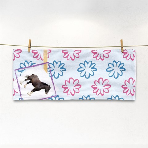 Clydesdale Hand Towel from ArtsNow.com Front