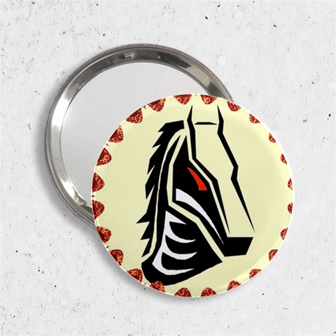 Horse head 2.25  Handbag Mirror from ArtsNow.com Front