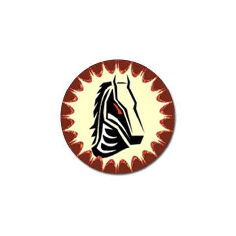 Horse head Golf Ball Marker (4 pack) from ArtsNow.com Front
