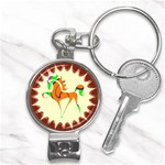 Prancing horse Nail Clippers Key Chain