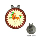 Prancing horse Golf Ball Marker Hat Clip