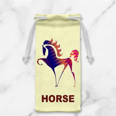 Prancing horse Jewelry Bag from ArtsNow.com Back