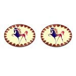 Prancing horse Cufflinks (Oval)