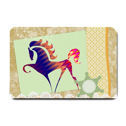 Prancing horse Small Doormat from ArtsNow.com 24 x16  Door Mat