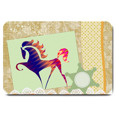Prancing horse Large Doormat from ArtsNow.com 30 x20  Door Mat