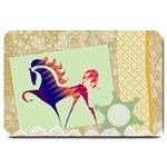 Prancing horse Large Doormat