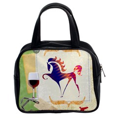 Prancing horse Classic Handbag (Two Sides) from ArtsNow.com Front