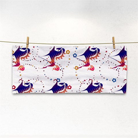 Prancing horse Hand Towel from ArtsNow.com Front