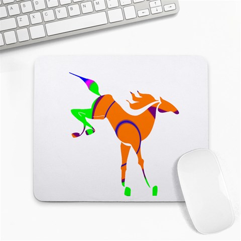 Bucking horse Large Mousepad from ArtsNow.com Front