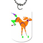 Bucking horse Dog Tag (One Side)