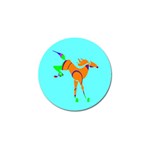 Bucking horse Golf Ball Marker (4 pack)