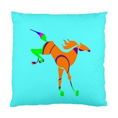 Bucking horse Cushion Case (Two Sides) from ArtsNow.com Front