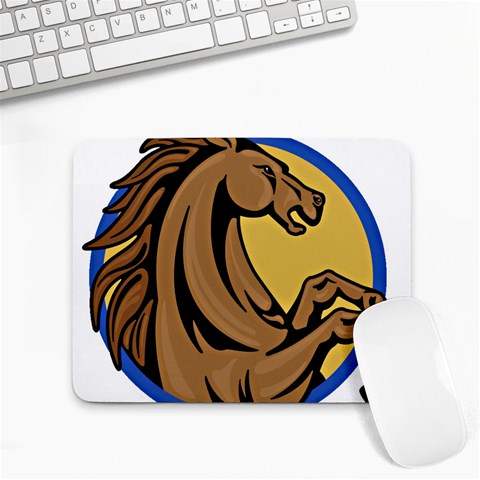 Horse circle Small Mousepad from ArtsNow.com Front