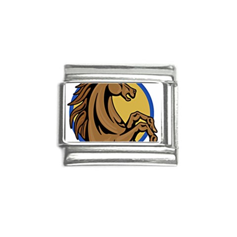 Horse circle Italian Charm (9mm) from ArtsNow.com Front