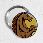 Horse circle 2.25  Handbag Mirror