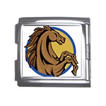 Horse circle Mega Link Italian Charm (18mm)