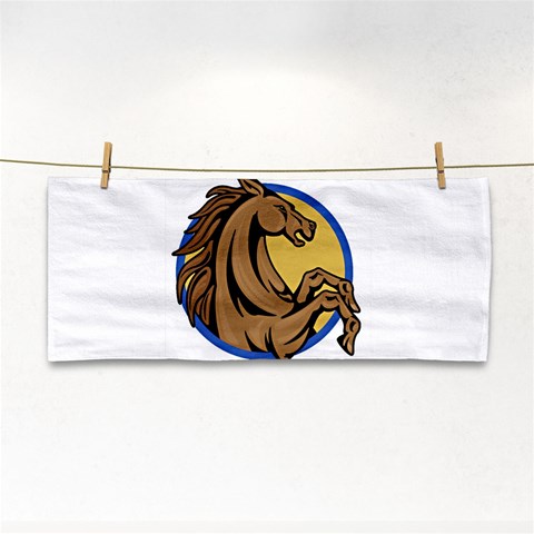 Horse circle Hand Towel from ArtsNow.com Front