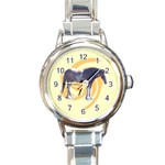 Clydesdale 2 Round Italian Charm Watch