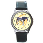 Clydesdale 2 Round Metal Watch