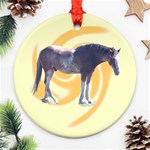 Clydesdale 2 Ornament (Round)