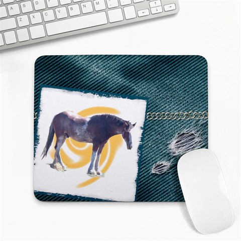 Clydesdale 2 Large Mousepad from ArtsNow.com Front