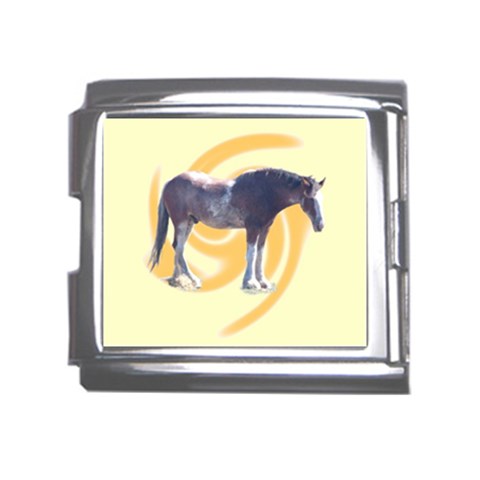 Clydesdale 2 Mega Link Italian Charm (18mm) from ArtsNow.com Front