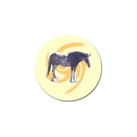 Clydesdale 2 Golf Ball Marker (4 pack) from ArtsNow.com Front