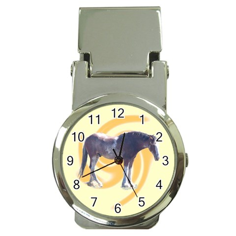 Clydesdale 2 Money Clip Watch from ArtsNow.com Front