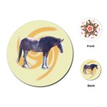 Clydesdale 2 Playing Cards (Round)