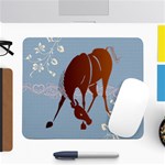 Bowing horse Large Mousepad