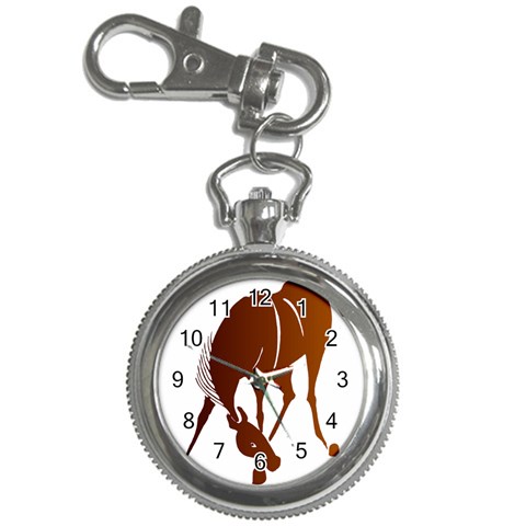 Bowing horse Key Chain Watch from ArtsNow.com Front