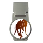 Bowing horse Money Clip (Round)