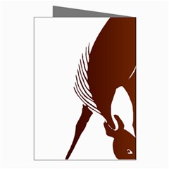 Bowing horse Greeting Cards (Pkg of 8) from ArtsNow.com Right