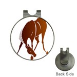 Bowing horse Golf Ball Marker Hat Clip