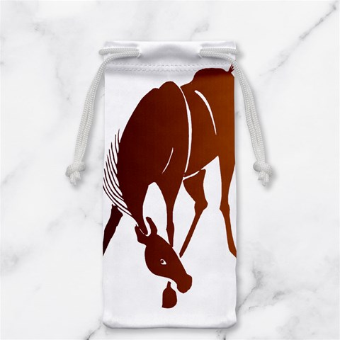 Bowing horse Jewelry Bag from ArtsNow.com Front