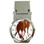 Bowing horse Money Clip Watch