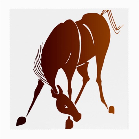 Bowing horse Glasses Cloth (Medium) from ArtsNow.com Front