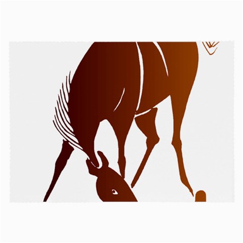 Bowing horse Glasses Cloth (Large) from ArtsNow.com Front